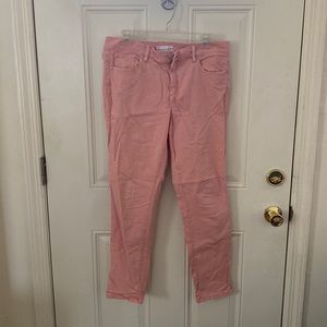 Pink LOFT jean pants